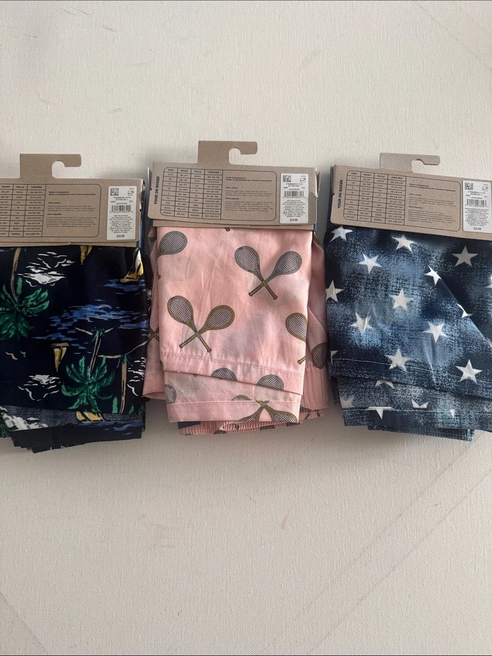 Old Navy Boxers Mens Large 3 Pack